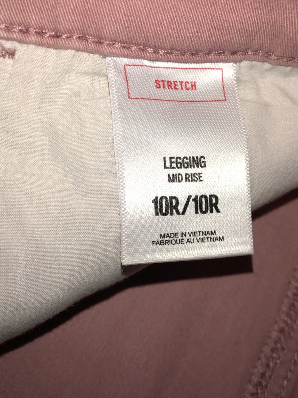 EXPRESS Stretch Legging Pant Rose' - Picture 8 of 10